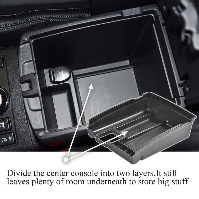 Vesul Center Console Organizer Storage Box Compatible with Nissan Rogue 2014-2020 Rogue Sport 2017-2022 Murano 2015-2024 ABS Insert Tray Organizer Glove Pallet - Image 4